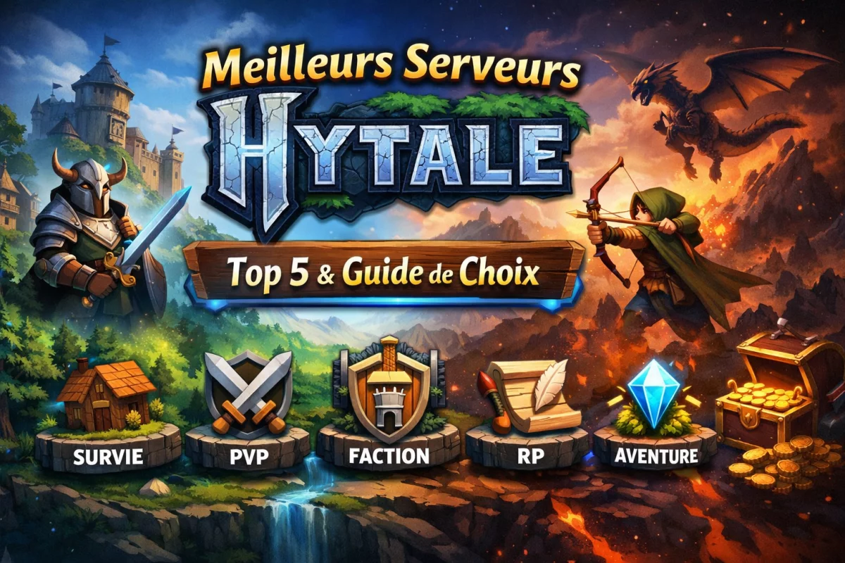 Meilleurs serveurs Hytale
